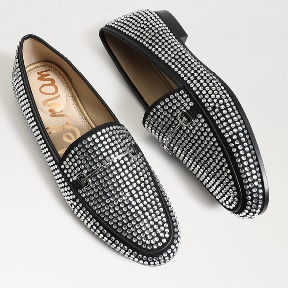 Sam Edelman Loraine Penny Loafer Glitz  Size 8 Rhinestone Bedazzled Bling - Picture 14 of 14